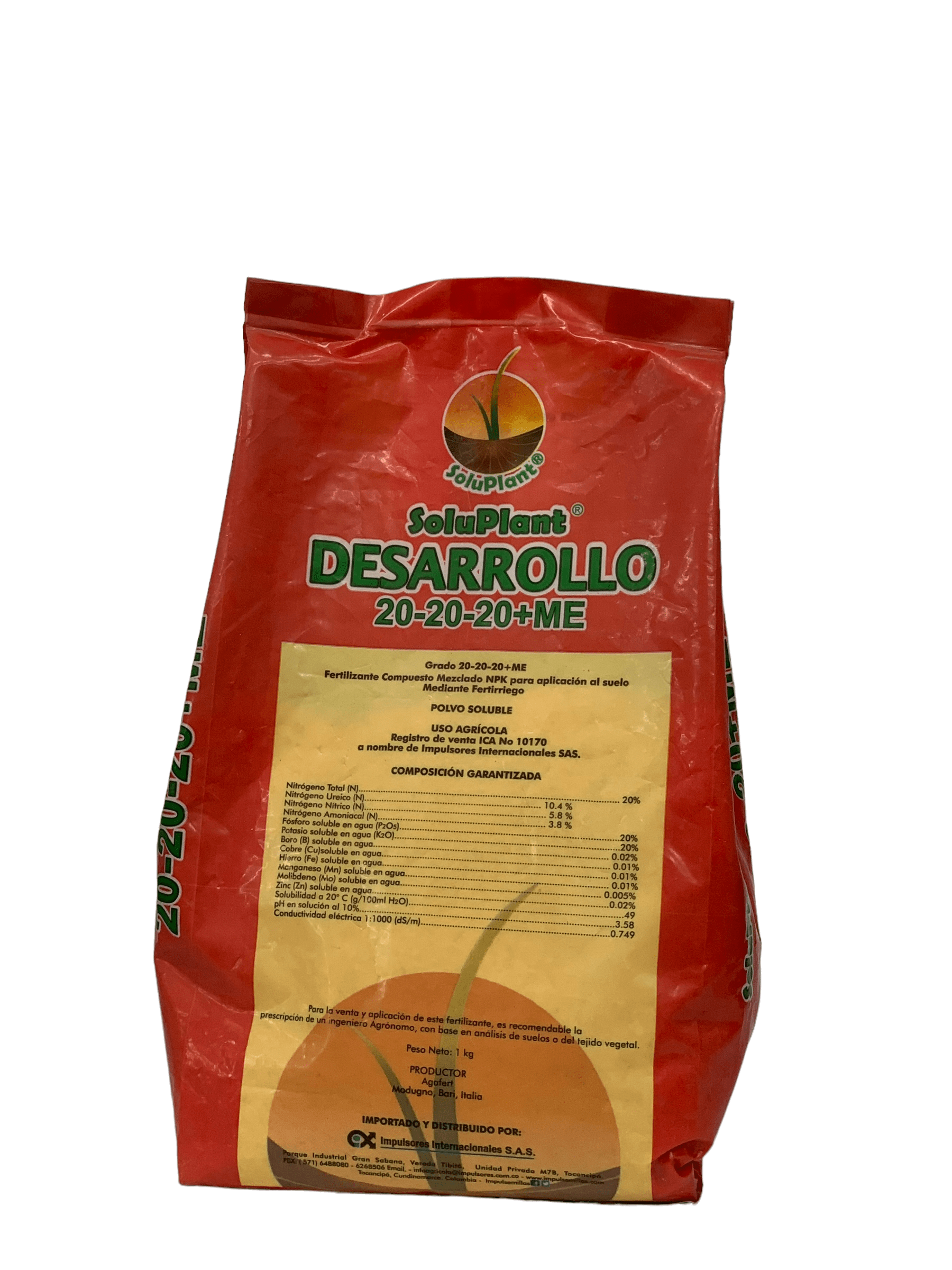 Desarrollo 20-20-20 x kg