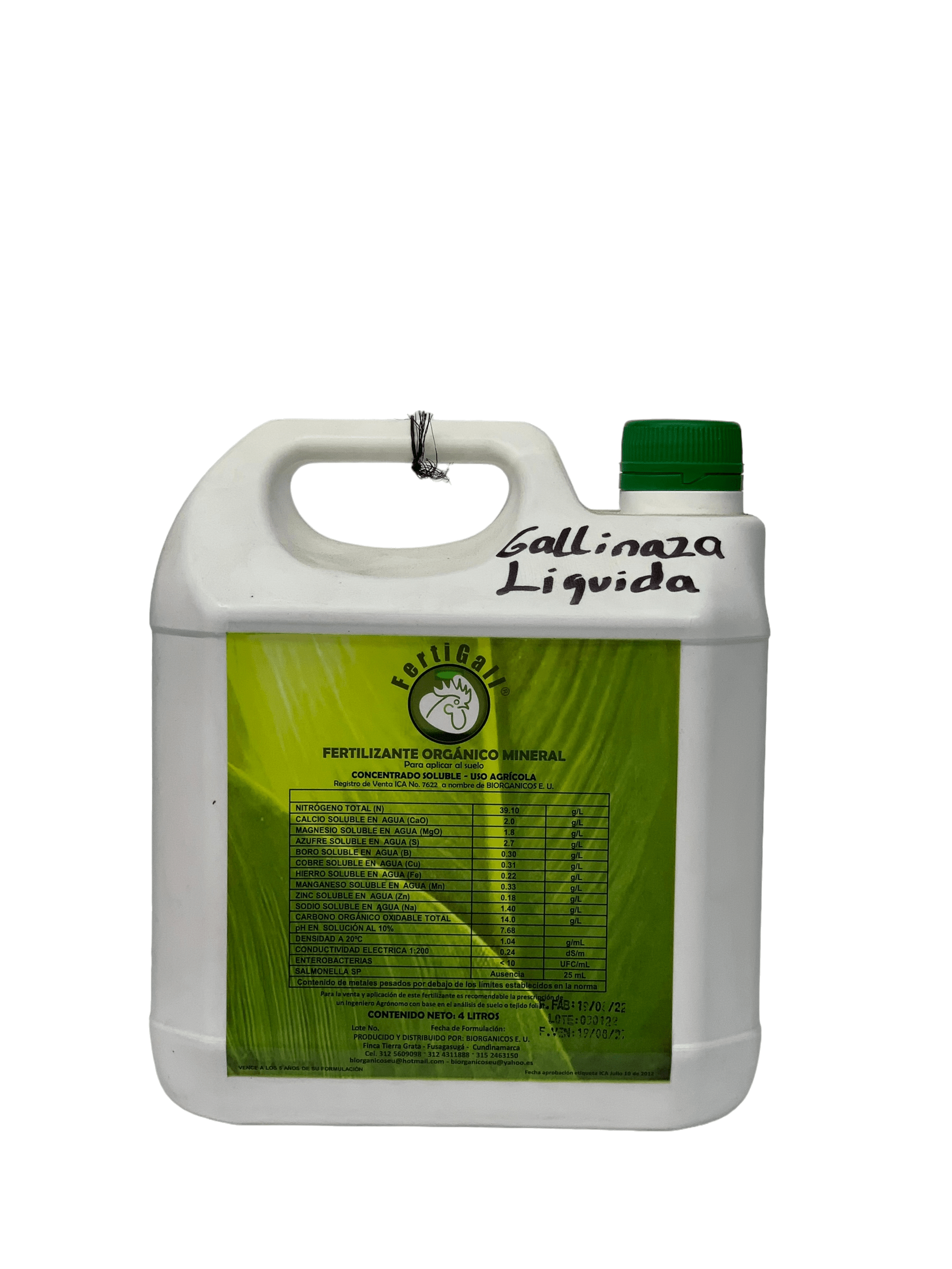 Gallinaza Liquida 1 Galon